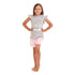 Girls summer pajama set Unicorn t-shirt + Pink shorts